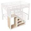 Letto a castello in metallo e MDF, dimensioni 140 x 200 cm, Anteprima dell’immagine prodotto 16