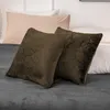 Deko-Kissenbezug 40x40 cm Solo Braun – Stilvolles Design Produktbild-Vorschau 1