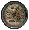 Formano XXL Wanduhr Weltkarte 58cm Metall Uhr mit Produktbild-Vorschau 1