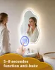 Miroir de salle de bain ZMH avec éclairage asymétrique à Voir les images du produit 4