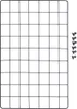 A black metal grid for displaying photos, with several black clips on the right side. Anteprima dell’immagine prodotto