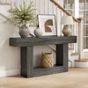 Wanbor console tafel, 160 cm lang. Twee-laags console tafel Productafbeelding-voorbeeld 1