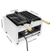 A waffle maker with dimensions labeled on it. Podgląd zdjęcia produktu