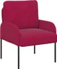 vidaXL Sofas mit Kissen 55cm Weinrot Sperrholz Produktbild-Vorschau 1
