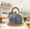 Flötenkessel Wasserkessel Pfeifkessel, 2.5L Edelstahl Produktbild-Vorschau 5