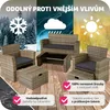 TecTake 403719, Hnědá, 4 sedadlo/sedadel, Dospělí a děti, Náhled obrázku produktu 9
