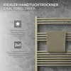 Asciugamani radiante LuxeBath Sahara, 500x1200 mm, beige. Anteprima dell’immagine prodotto 6