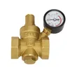 A brass water pressure regulator with a gauge, shown against a white background. Náhľad obrázku produktu