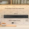 IBB Naścienne Zdejmowane Gniazdo Szynowe 60cm Szyna do Podgląd zdjęcia produktu 2