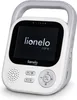 A white and gray baby monitor with a screen displaying the brand name. Náhled obrázku produktu