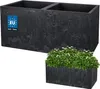 KOTARBAU® Pot de fleurs rectangulaire 77 x 39 x 37 cm Voir les images du produit 1