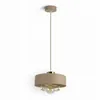 Luxolar Pendelleuchte Beige Gold E27 LED 60W - modern Produktbild-Vorschau 1