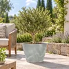 Květináč TUBUS BETON EFFECT 40 cm - barva: šedá Anteprima dell’immagine prodotto 4
