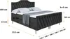 ALTDECOR Boxspringbett mit Holz Füßen, Matratze und Produktbild-Vorschau 6