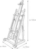Artina Easel Studio Easel Bordeaux Beech Náhľad obrázku produktu 10