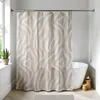 TENDNCE | Badvorhang - Duschvorhang - 180x180 cm - beige - Produktbild-Vorschau 2