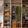 Relaxdays Kleiderschrank Hängeregal, 6 Fächer, Stoff, HBT: Produktbild-Vorschau 2