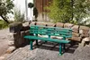 Gartenbank SYLT 3-Sitzer Länge 1500 mm, grün Produktbild-Vorschau 3
