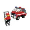 BLOCKI MyFirebrigade Einsatzwagen Feuerwehr Auto Bausatz Produktbild-Vorschau 2