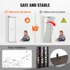 Comparison of a cabinet with and without an anti-tip device, and an illustration of easy installation. Anteprima dell’immagine prodotto
