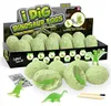 Plastic Glow Dino Egg Dig Kit, 12 Asst - TOLLzWOOD Náhľad obrázku produktu