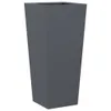 vidaXL Pflanzkübel Anthrazit 35x35x75 cm Stahl Produktbild-Vorschau 1