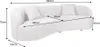 riess-ambiente Modernes Sofa ATELIER 230cm beige Bouclé Produktbild-Vorschau 7