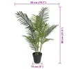 vidaXL Palmera artificial, color verde, 80 cm, material: Vista previa de la imagen del producto 4