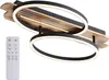 Deckenleuchte, LED Deckenleuchten mit Holz, Stufenlos Produktbild-Vorschau 3