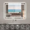 Miroir Salle de Bain LED 80x60cm Rectangulaire, avec Voir les images du produit 1