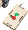 Solar Wireless Fernbedienung Auto Modell DIY Holz Kind Produktbild-Vorschau 5