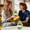 Positive Sonnenblumen-Schildkröte, Geburtstagsgeschenk mit Karte Vista previa de la imagen del producto