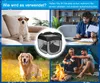 Collage showing dogs in different settings and a person working, with a central image of a pet playpen. Produktbild-Vorschau