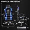 GTPLAYER Fotel biurowy Fotel do gier Fotel do gier z Podgląd zdjęcia produktu 7