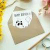 Mr. & Mrs. Panda Glückwunschkarte Panda Geburtstag - Weiß - Produktbild-Vorschau 3