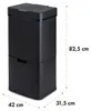 KlarsteinRoyal Trash Matte Black, kosz na śmieci z Podgląd zdjęcia produktu 11