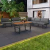 STILVORA Gartenmöbel-Set 3-teilig mit 2 Sofas und Tisch, Produktbild-Vorschau 9