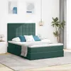 vidaXL Bett mit Stauraum und LED mit LED Dunkelgrün 140 x Produktbild-Vorschau 2