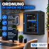 AX Networks 19" Netzwerkschrank 12HE Serverschrank Rack Produktbild-Vorschau 7