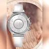 Smartwatch Damen mit Telefonfunktion Silber Rund Fitnessuhr Produktbild-Vorschau 3