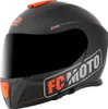 Casco abatible FC-Moto Novo, color /naranja, talla S Vista previa de la imagen del producto 2