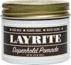 A close-up of a jar of Layrite Superhold Pomade. Produktbild-Vorschau