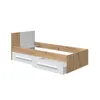 Jugendzimmer-Set >NOA< in Nodi-Eiche/Artik-Weiß - Produktbild-Vorschau 3