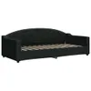 vidaXL Dagbed met matras, zwart, 90x200 cm, stof Productafbeelding-voorbeeld 3