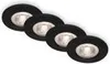 LED Einbauleuchten Einbaulampen Badlampen 4xLED 4,9W IP44 Produktbild-Vorschau 1