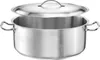 TOMGAST Niedriger Topf 28 cm PRO mit Deckel – Hochwertiger Produktbild-Vorschau 1