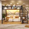 okwish hoogslaper 140x200 met opbergmand en Productafbeelding-voorbeeld 2