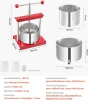 Manuelle Obstweinpresse 3L - Edelstahl Apfelpresse für Produktbild-Vorschau 7