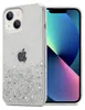 A clear product shot of a phone case with glitter, placed next to a smartphone. Anteprima dell’immagine prodotto