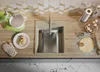 PRIMAGRAN Granitspüle Beige 43x50cm, Spülbecken 1 Becken + Produktbild-Vorschau 7